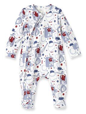 Tesa Babe Zipper Romper - Batter Up